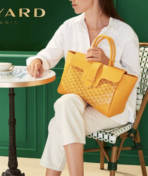 goyard saigon bag yellow|goyard saigon tote bag cost.